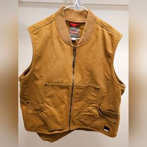 Men's Brown Craftsman Vest, size XL